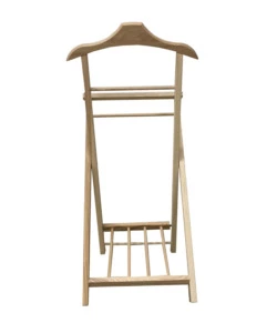 INDOSSATORE PIEGHEVOLE "HIEGO" IN FRASSINO NATURALE, 43X39X94 CM